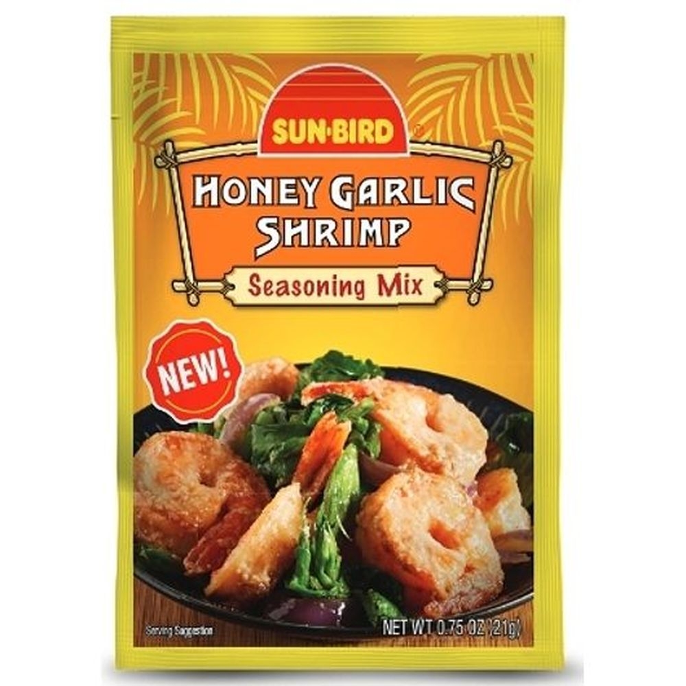 Sun-Bird Bird Honey Garlic Shrimp Seasoning Mix, 1.37 Ounce -- 12 per case