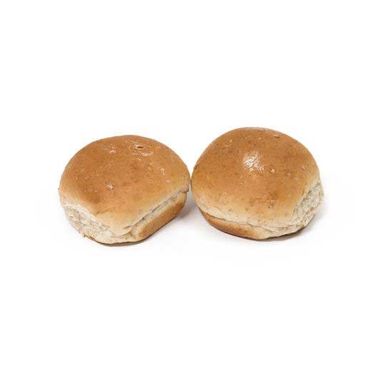 Rotellas Italian Bakery Round Wheat Dinner Roll - 12 count per pack -- 8 packs per case