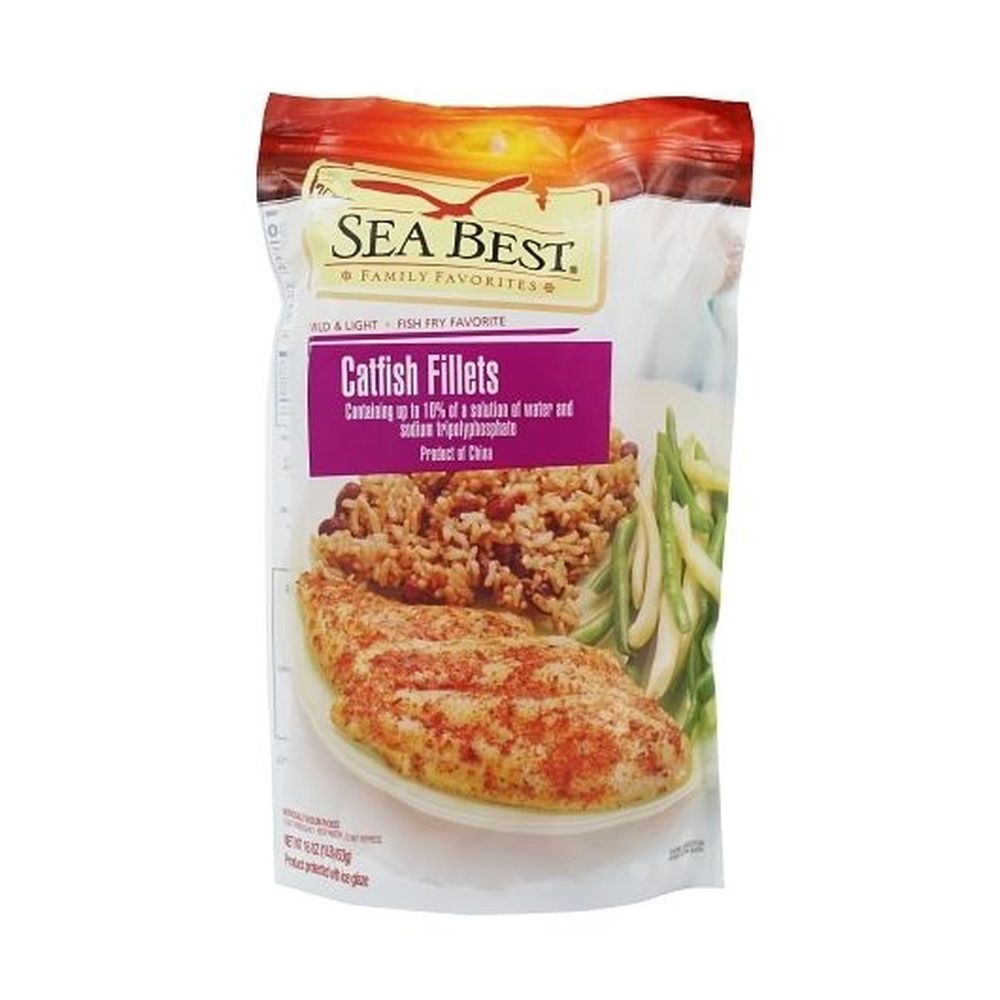 Sea Best Skinless Boneless Catfish Fillet, 1 Pound -- 12 per case