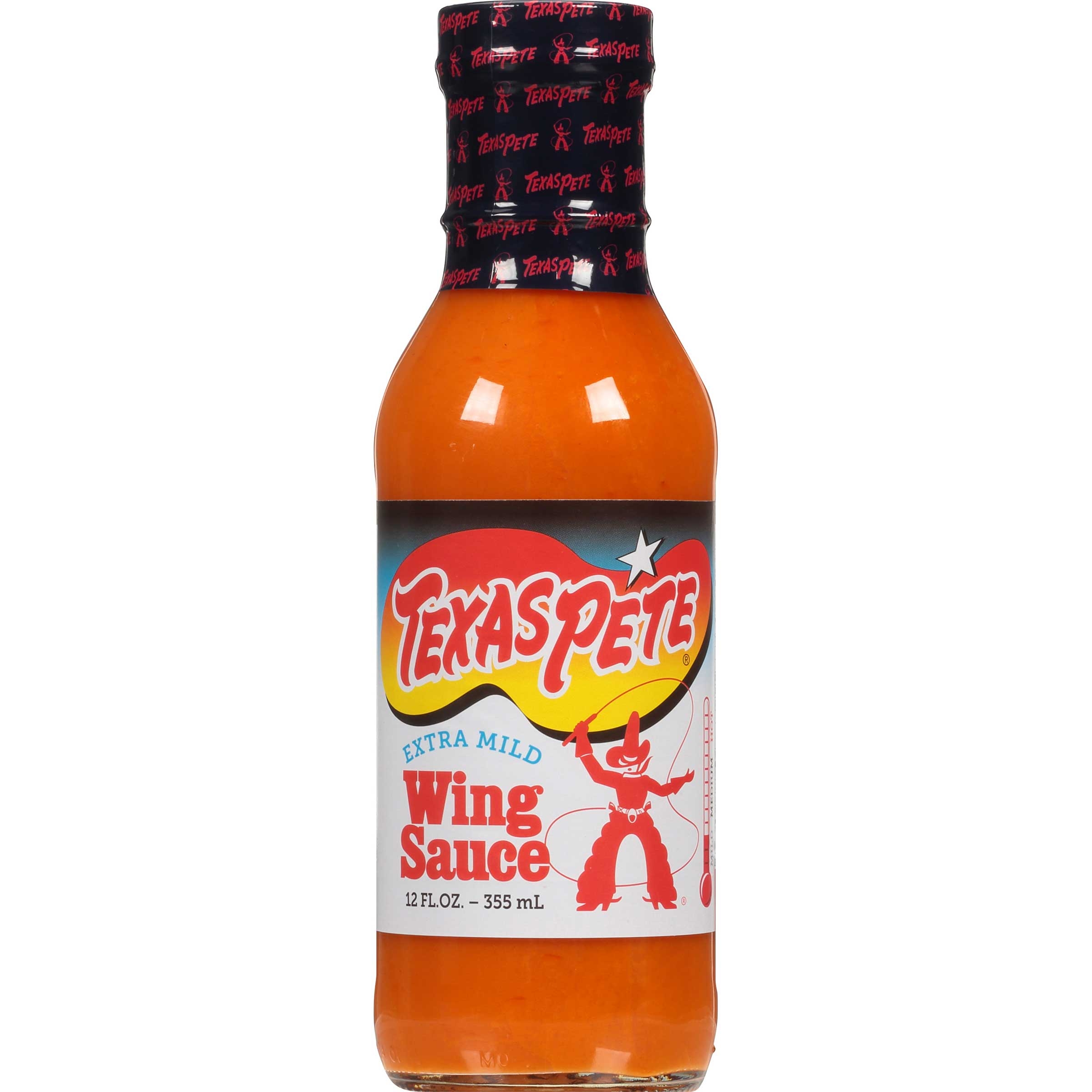 Texas Pete Extra Mild Wing Sauce, 12 Fluid Ounce -- 12 per case.