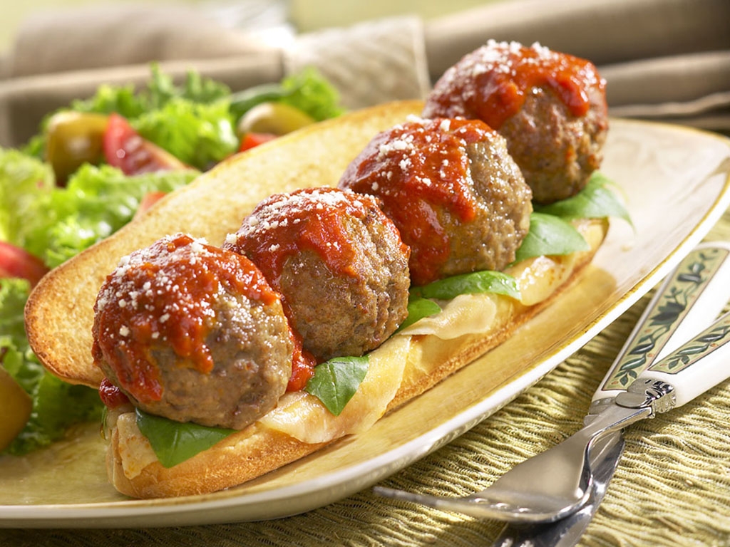 Rosina Food Traditional Italian Meatball, 2 Ounce -- 2 per case.