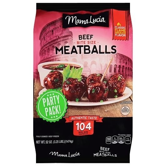 Mama Lucia Beef Meatballs, 48 Ounce -- 6 per case