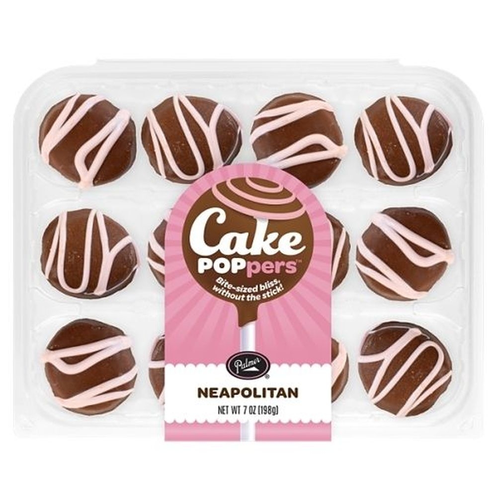 Palmer Candy Neopolitan Cake Poppers, 7 Ounce - 12 per case