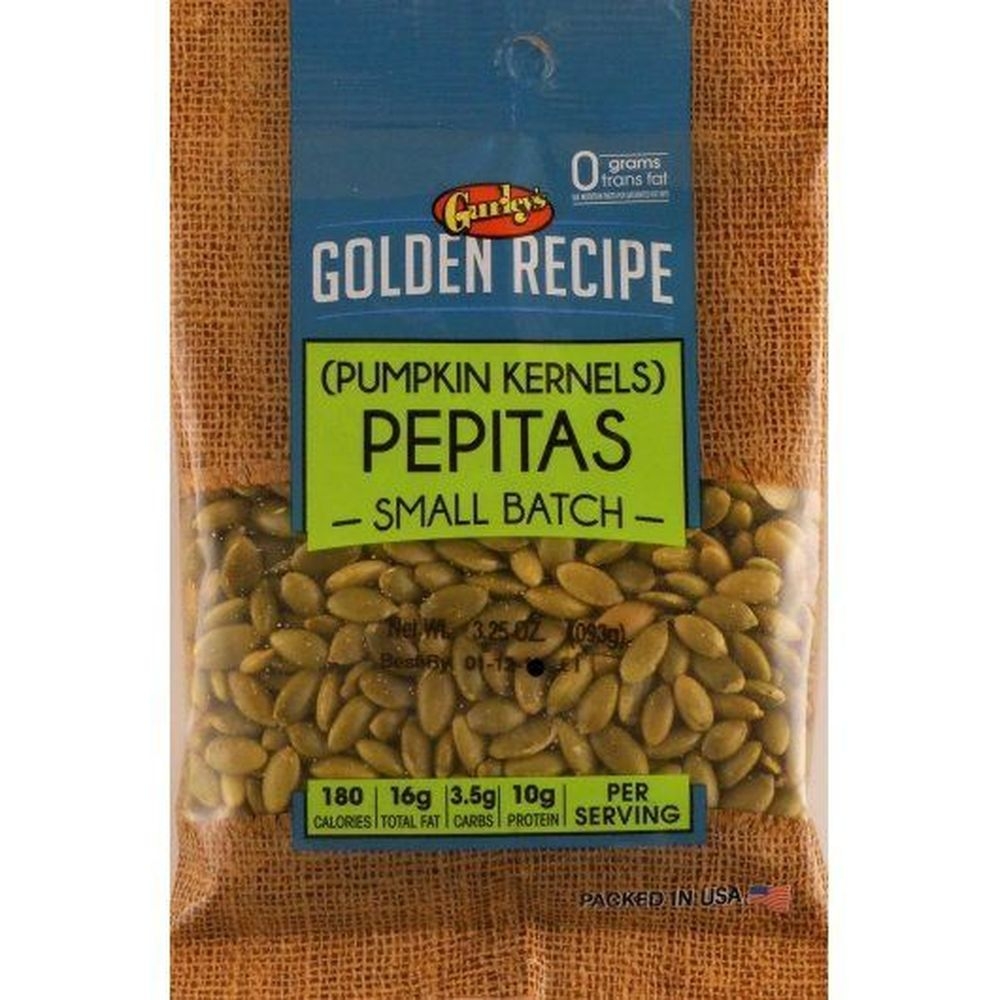 Golden Recipe Pepitas - Pumpkin Kernels, 3.25 Ounce -- 8 per case