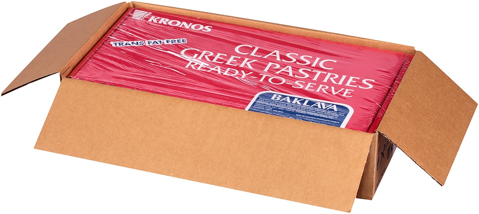 Kronos Frozen Authentic Greek Baklava - Dessert -- 72 per case.