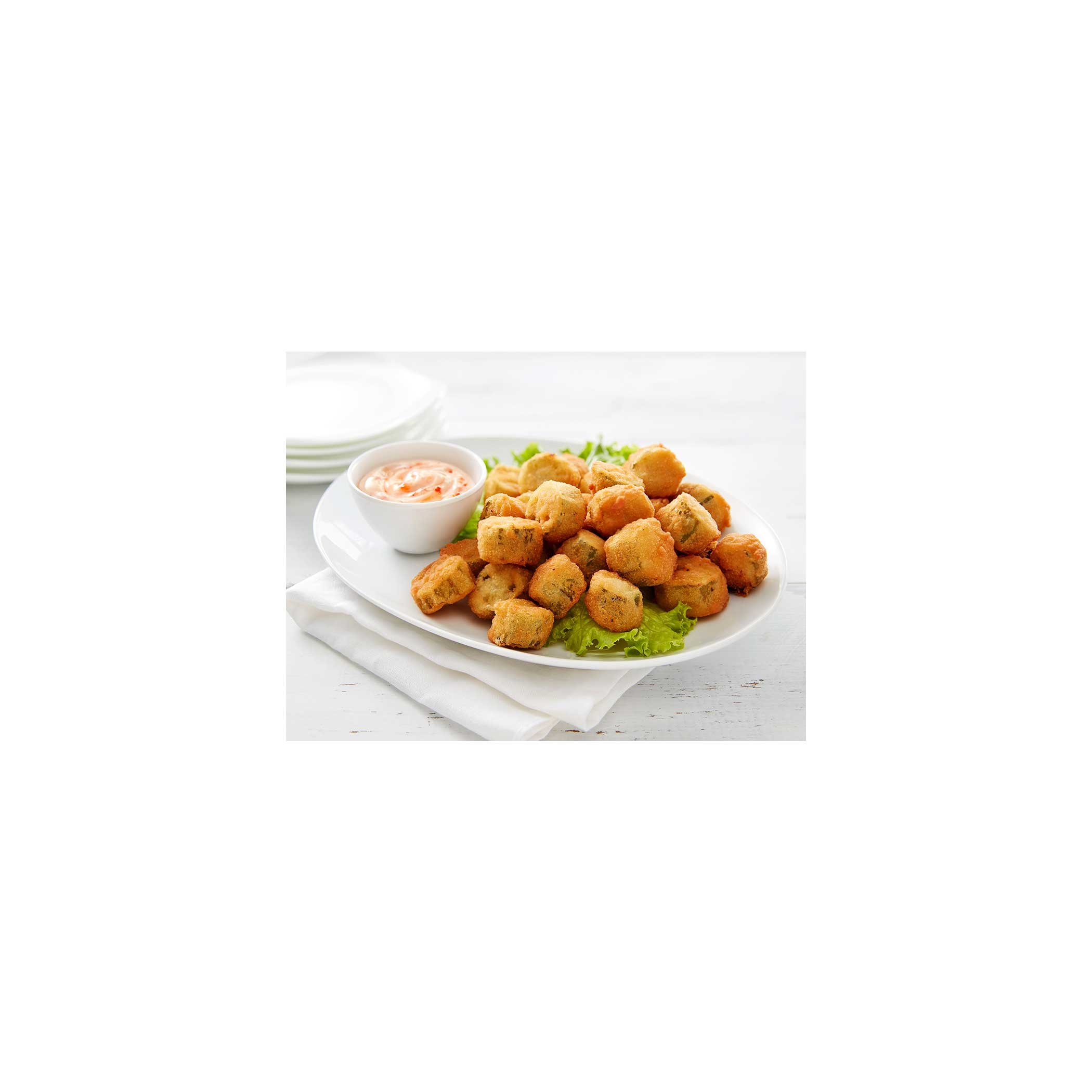 Schwans Stilwell Lightly Breaded Vegetable Okra, 5 Pound -- 4 per case.