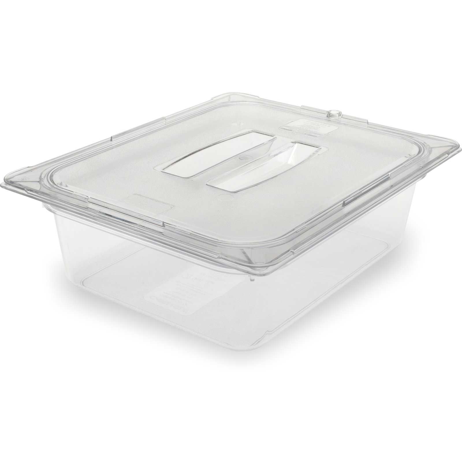 Carlisle StorPlus Polycarbonate Clear 1/2 Size Food Pan, 4 inch Deep -- 6 per case