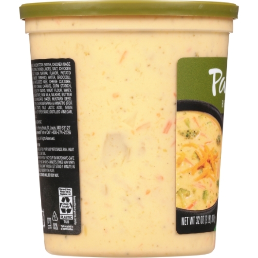 Panera Bread Broccoli Cheddar Soup, 32 Ounce -- 6 per case