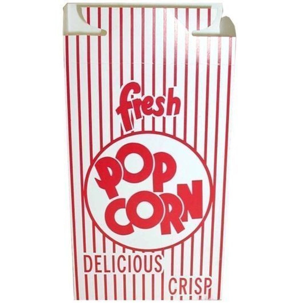 Great Western Popcorn Box, 1.25 Ounce Capacity -- 500 per case