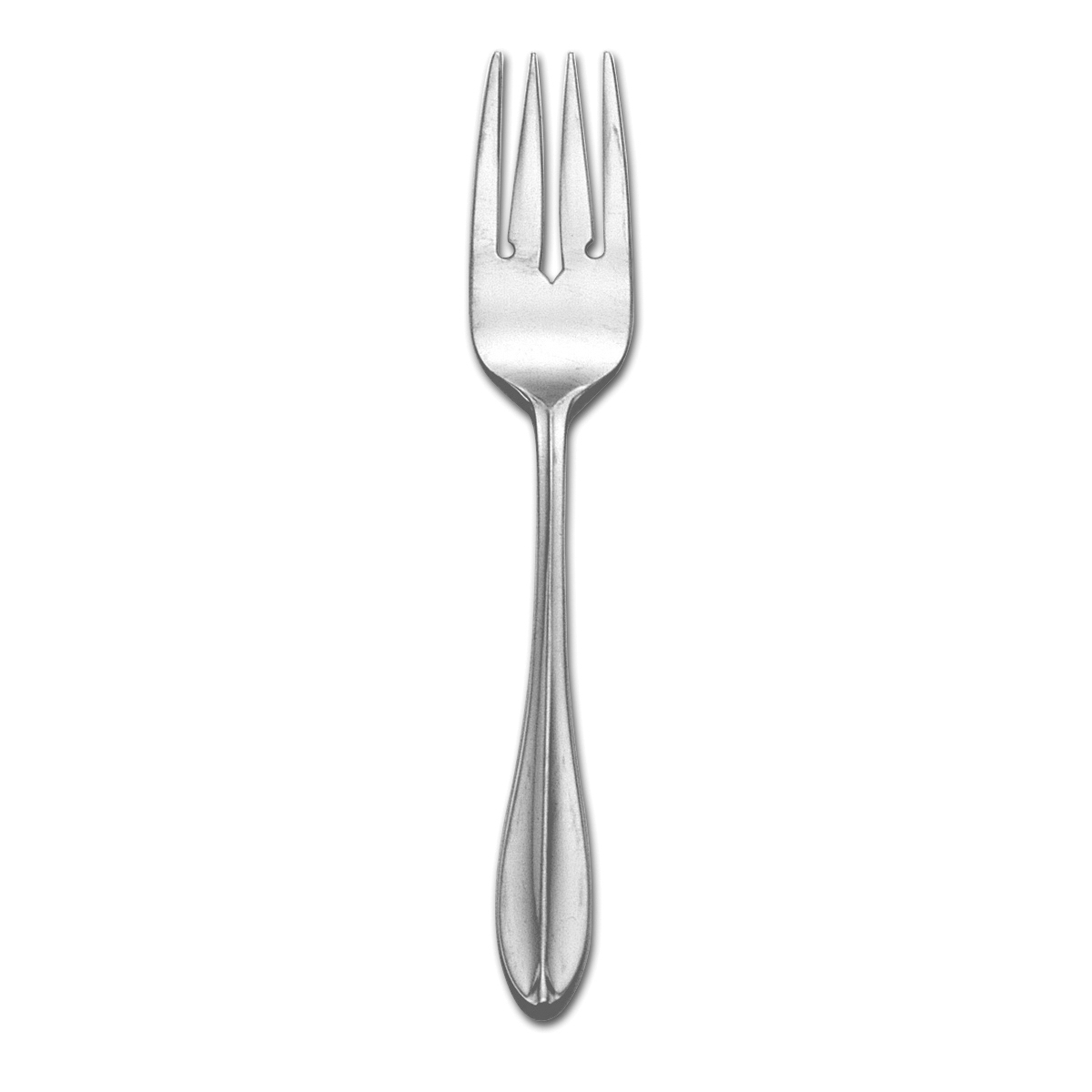 Oneida Rhodes 18 Percentage Chrome Stainless Steel Salad/Pastry Fork, 6.624 inch Length -- 36 per case.