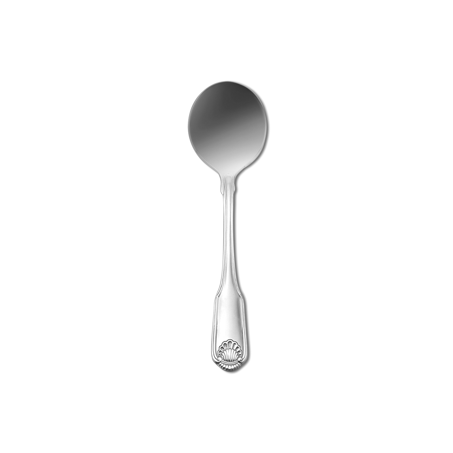 Oneida Silver Shell Silverplated Bouillon Spoon -- 36 per case.