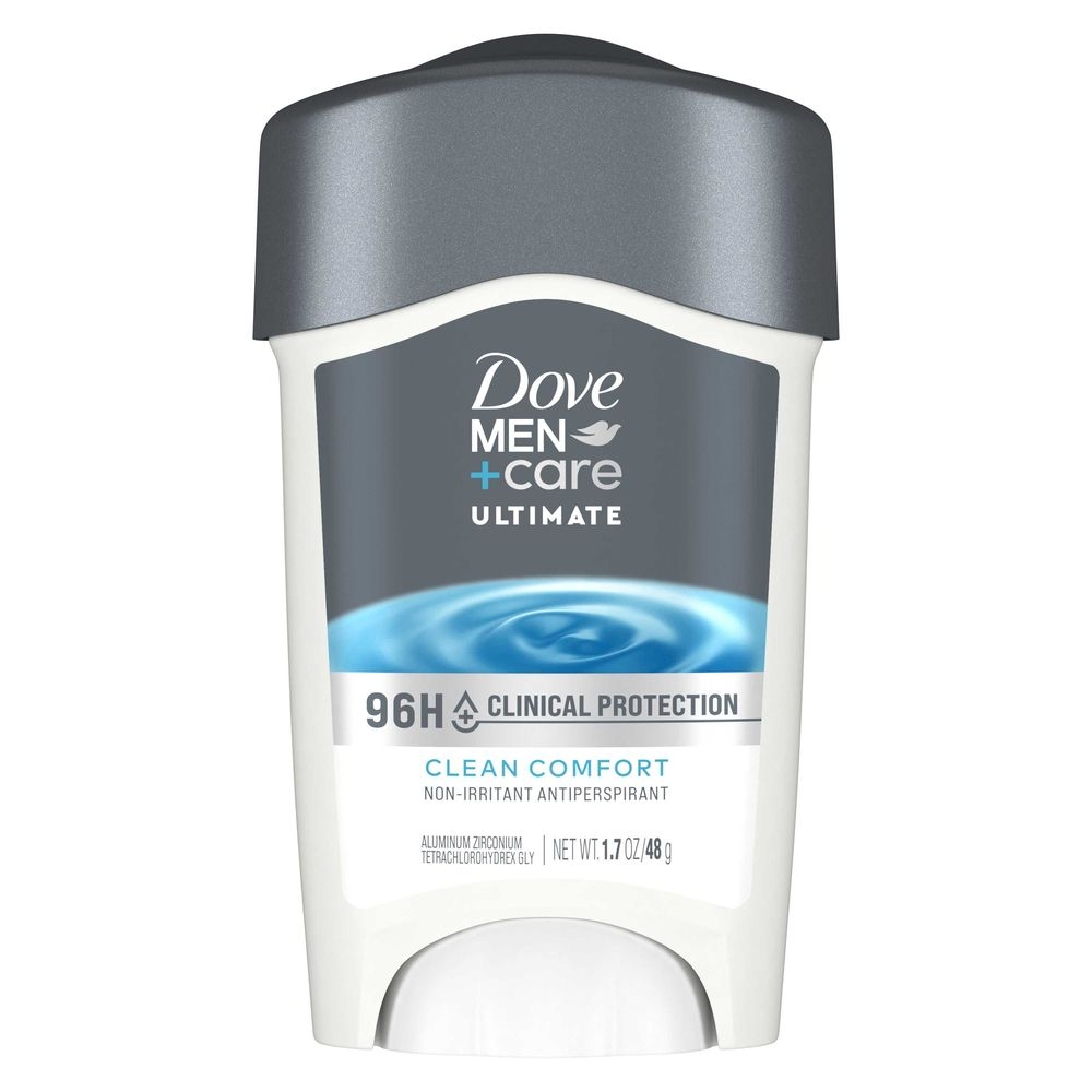 Dove Men Plus Care Clinical Protection Clean Comfort Antiperspirant Stick, 1.7 Ounce -- 24 per case