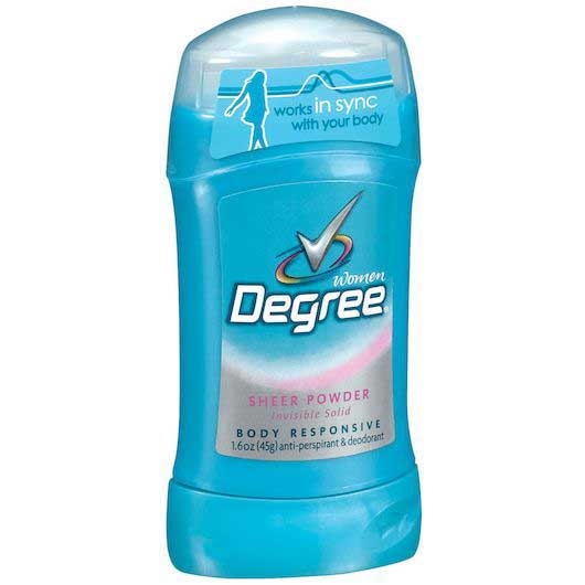 Degree Woman Invisible Solid Body Responsive Sheer Powder Antiperspirant and Deodorant, 1.6 Ounce -- 12 per case