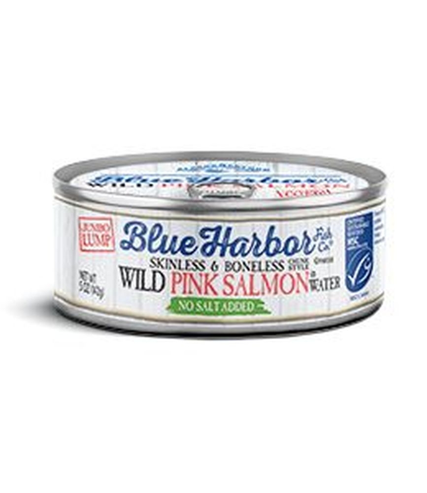Blue Harbor No Salt Added Wild Pink Salmon in Water, 5 Ounce -- 12 per case