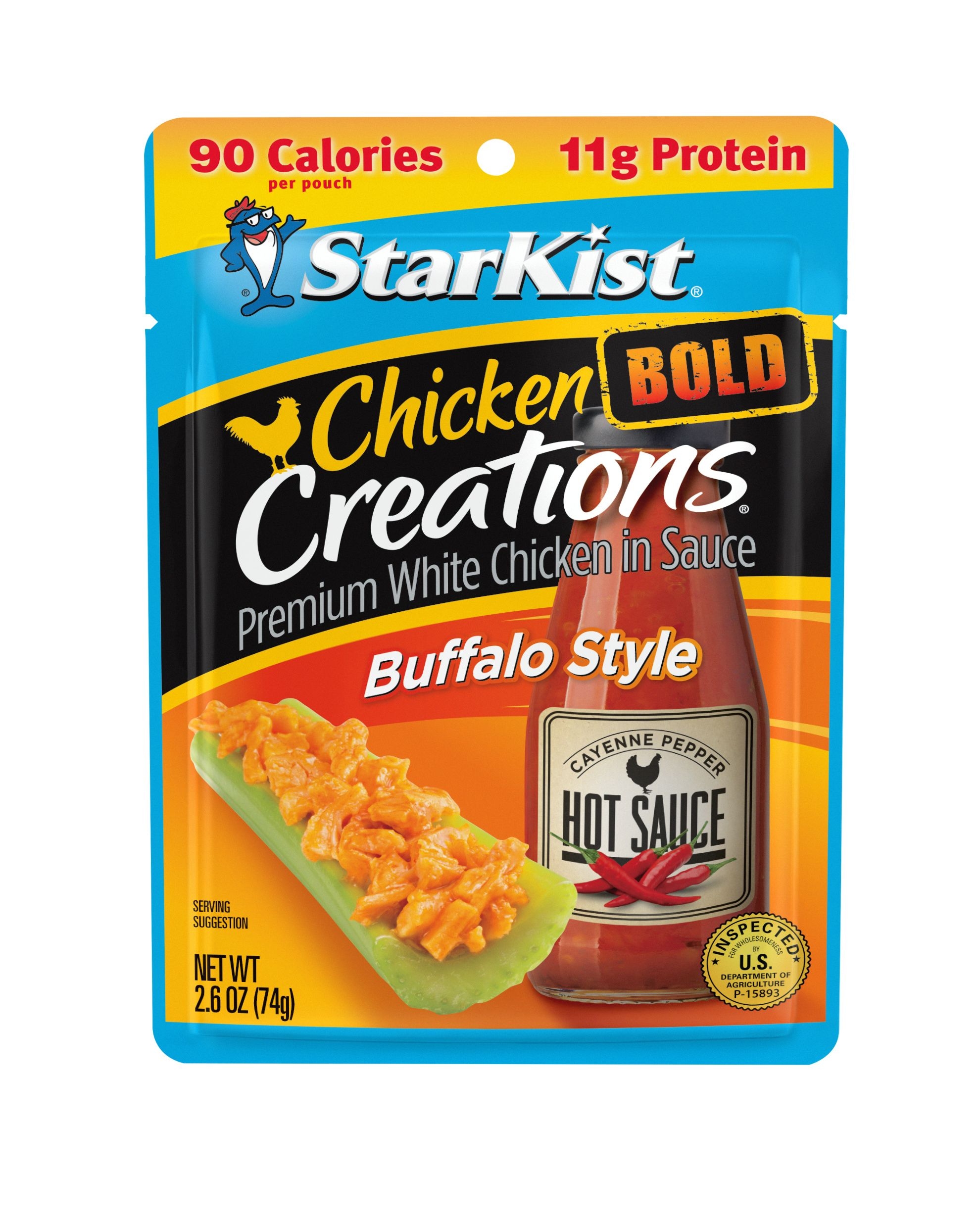 Starkist Chicken Creations Buffalo Style Chicken, 2.6 Ounce -- 12 per case.