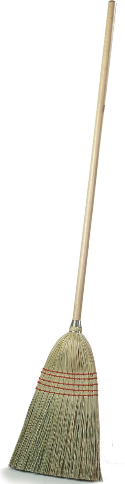 Carlisle Flo-Pac Corn Parlor Broom, 55 inch Long -- 12 per case