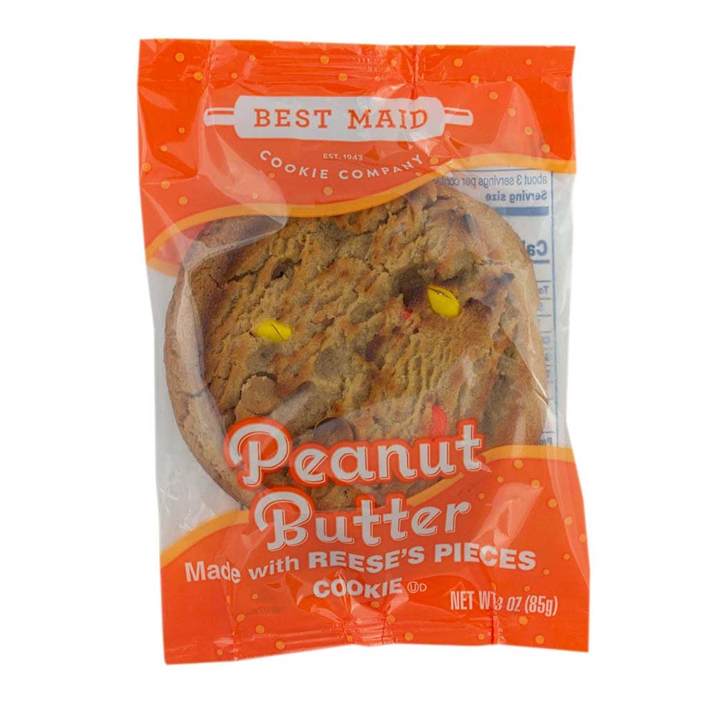 Best Maid Peanut Butter with Reese Pieces Cookie, 3 Ounce -- 48 per case