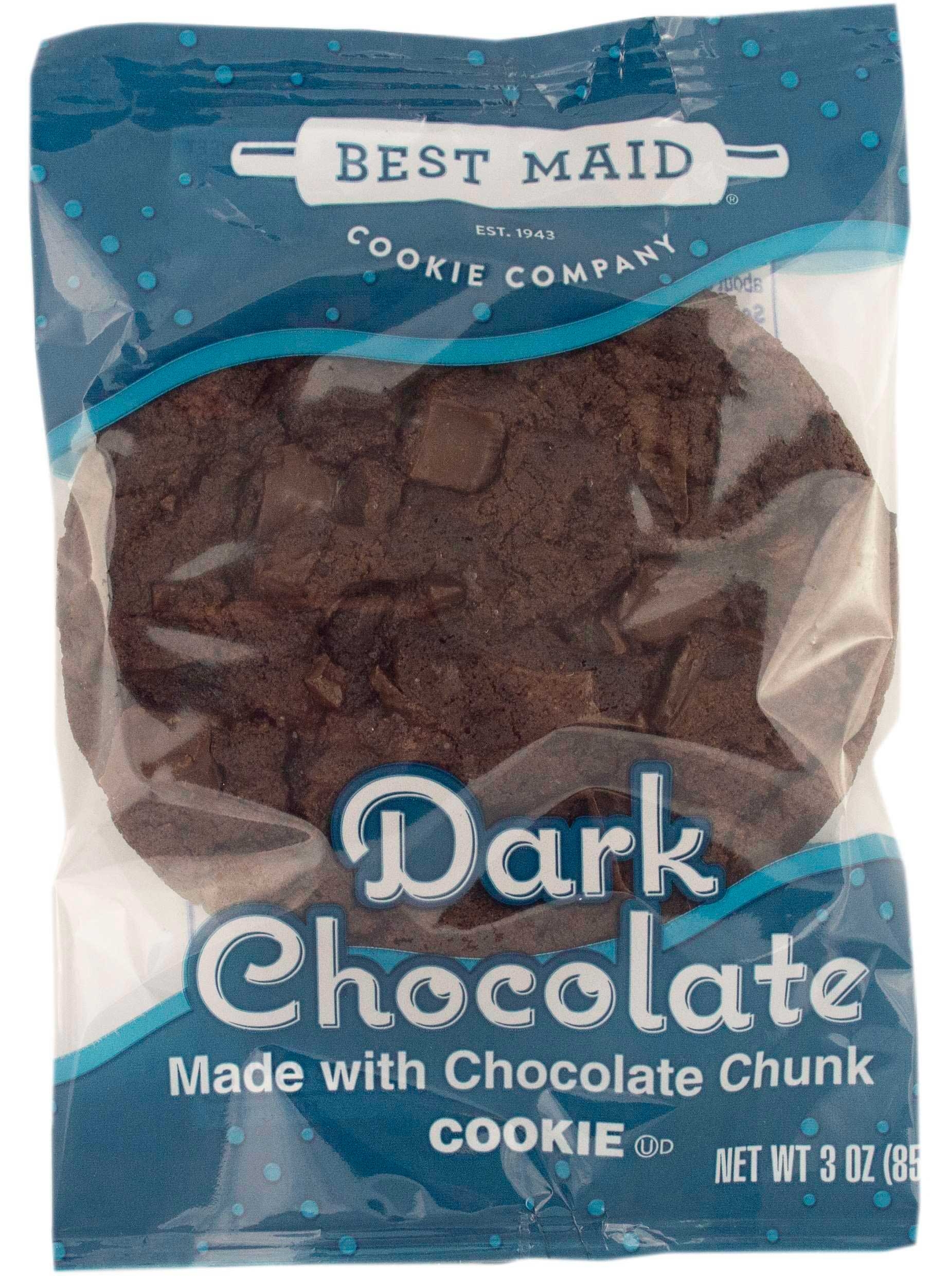 Best Maid Dark Chocolate with Chocolate Chunk Cookie, 3 Ounce -- 48 per case
