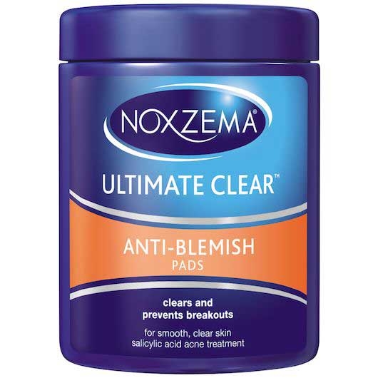 Noxzema Triple Clean Anti Blemish Facial Pad - 90 count per pack -- 6 packs per case
