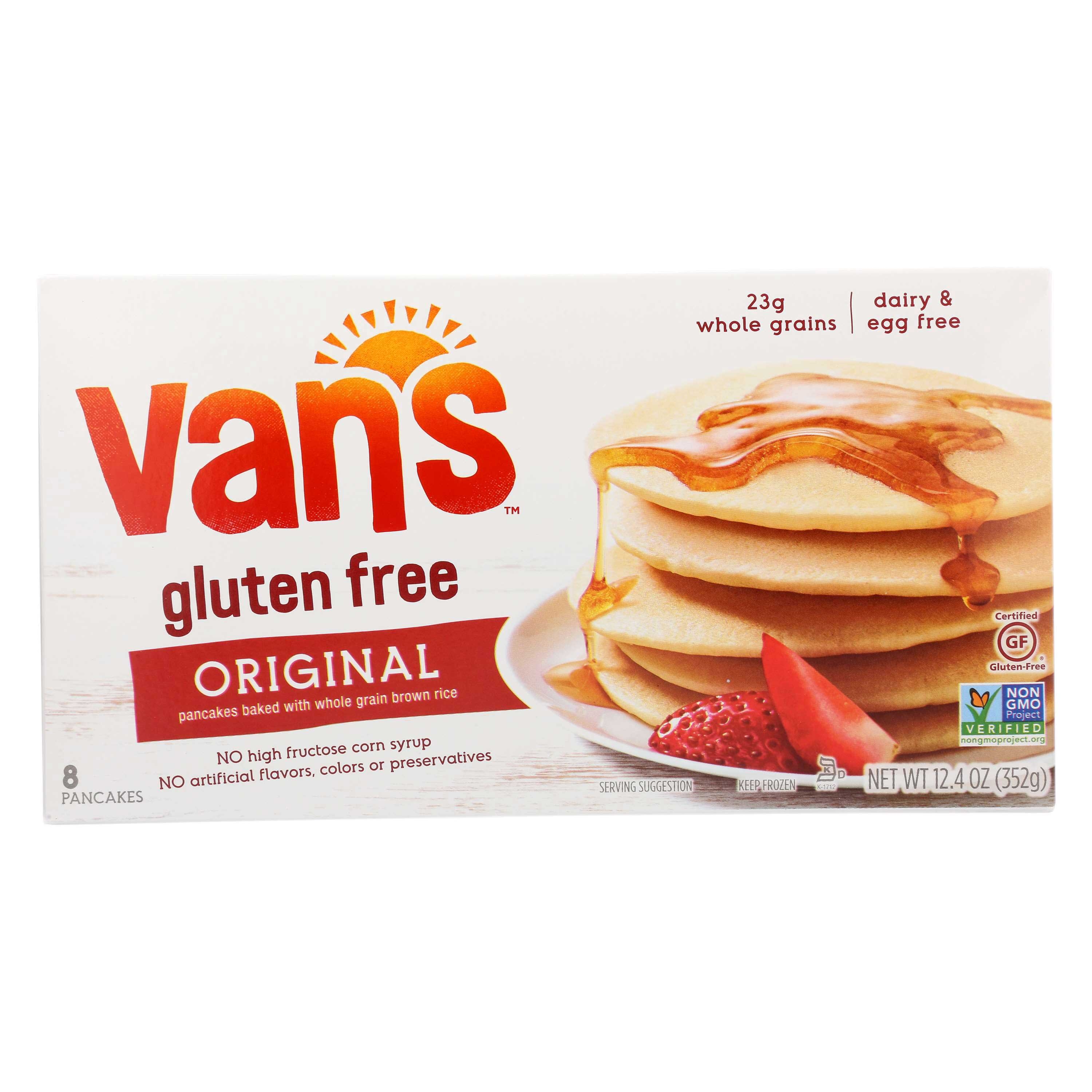 Vans Natural Foods Totally Natural Gluten Free Pancake, 12.4 Ounce -- 12 per case