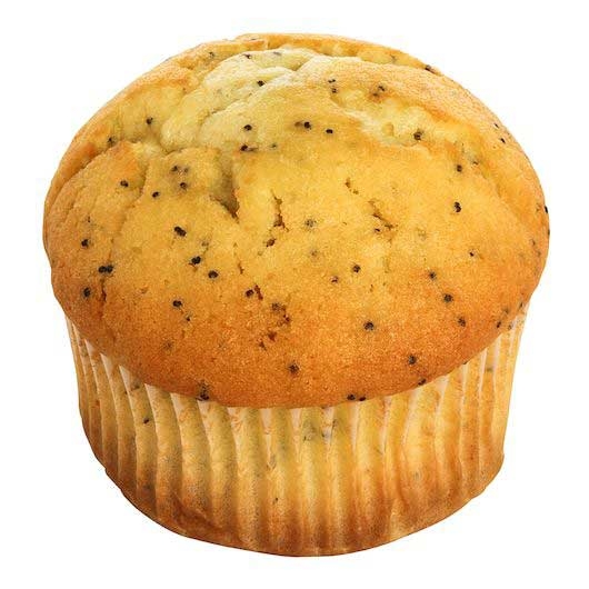 Otis Spunkmeyer Individually Wrapped Lemon Poppy Seed Muffin, 4 Ounce -- 24 per case