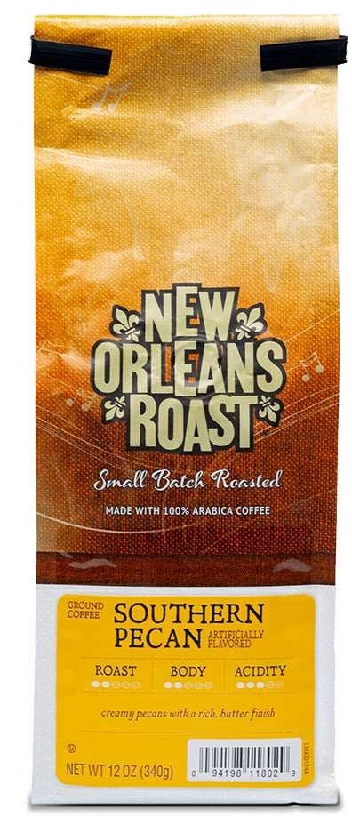 New Orleans Roast Southern Pecan Coffee, 12 Ounce -- 6 per case