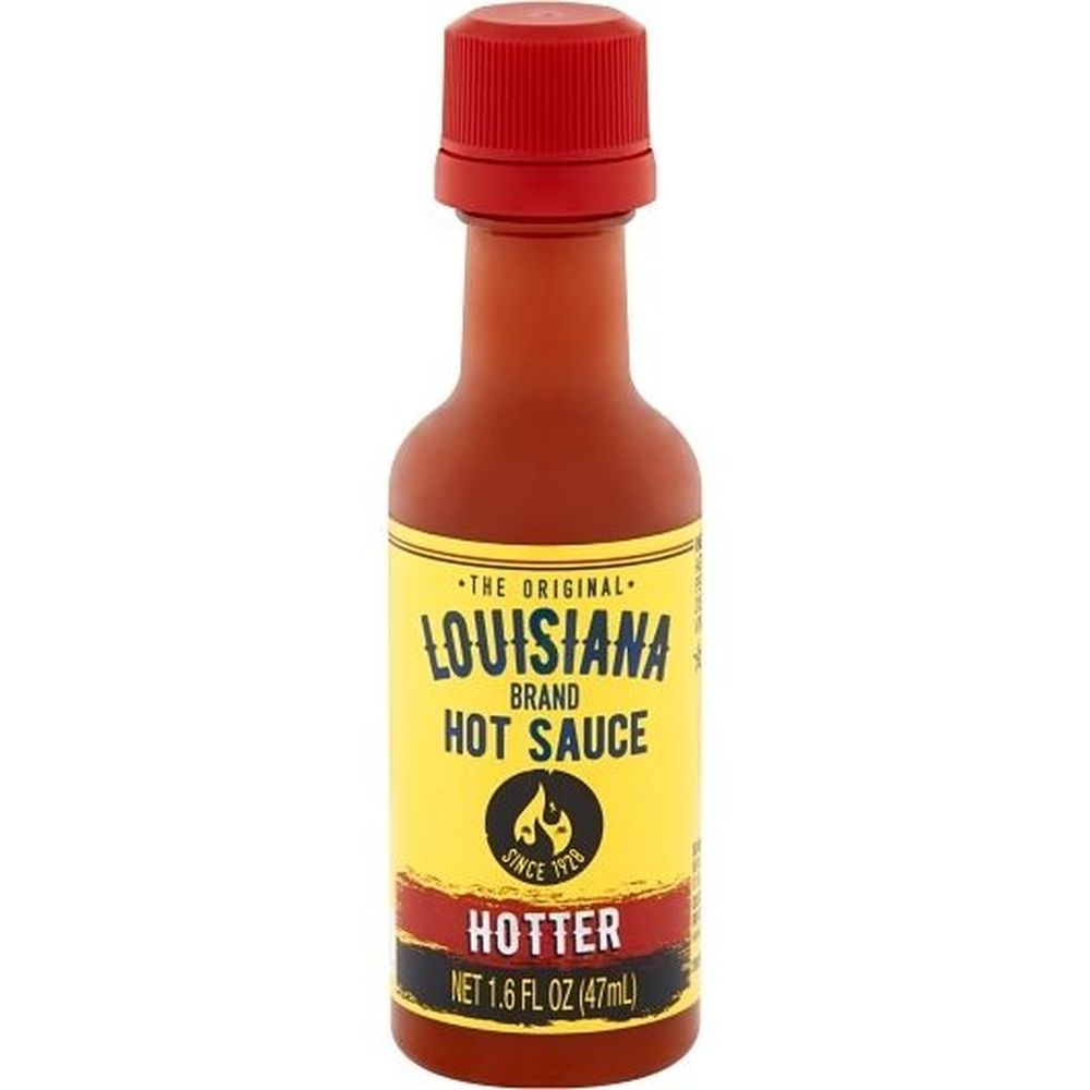 Louisiana Hotter Hot Sauce, 1.6 Fluid Ounce - 45 per case