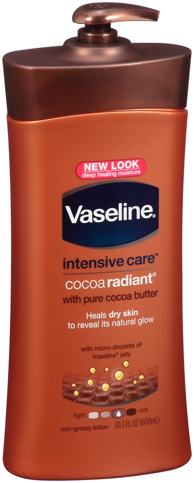 Vaseline Intensive Care Cocoa Radiant With Pure Coco Butter Body Lotion, 20.3 Ounce -- 4 Per Case