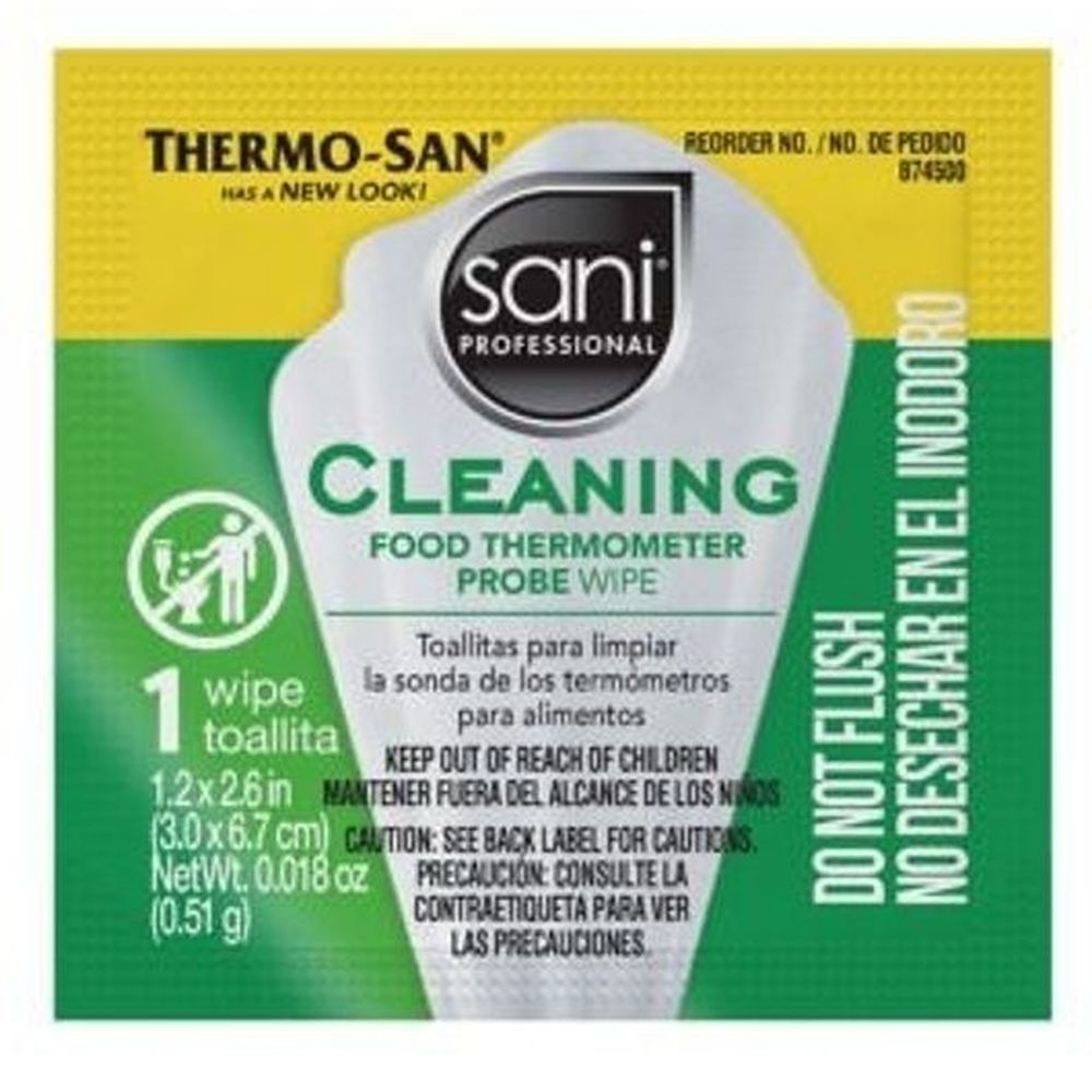 Sani Professional/Nice Pak Cleaning Food Thermometer Probe Wipes, 1500 count
