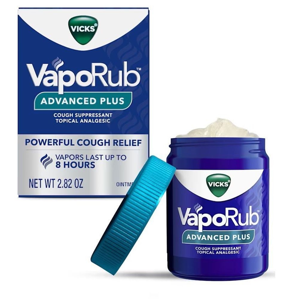 Vicks Advanced Plus Original Flavor Cough Suppressant Ointment, 2.82 Ounce -- 24 per case