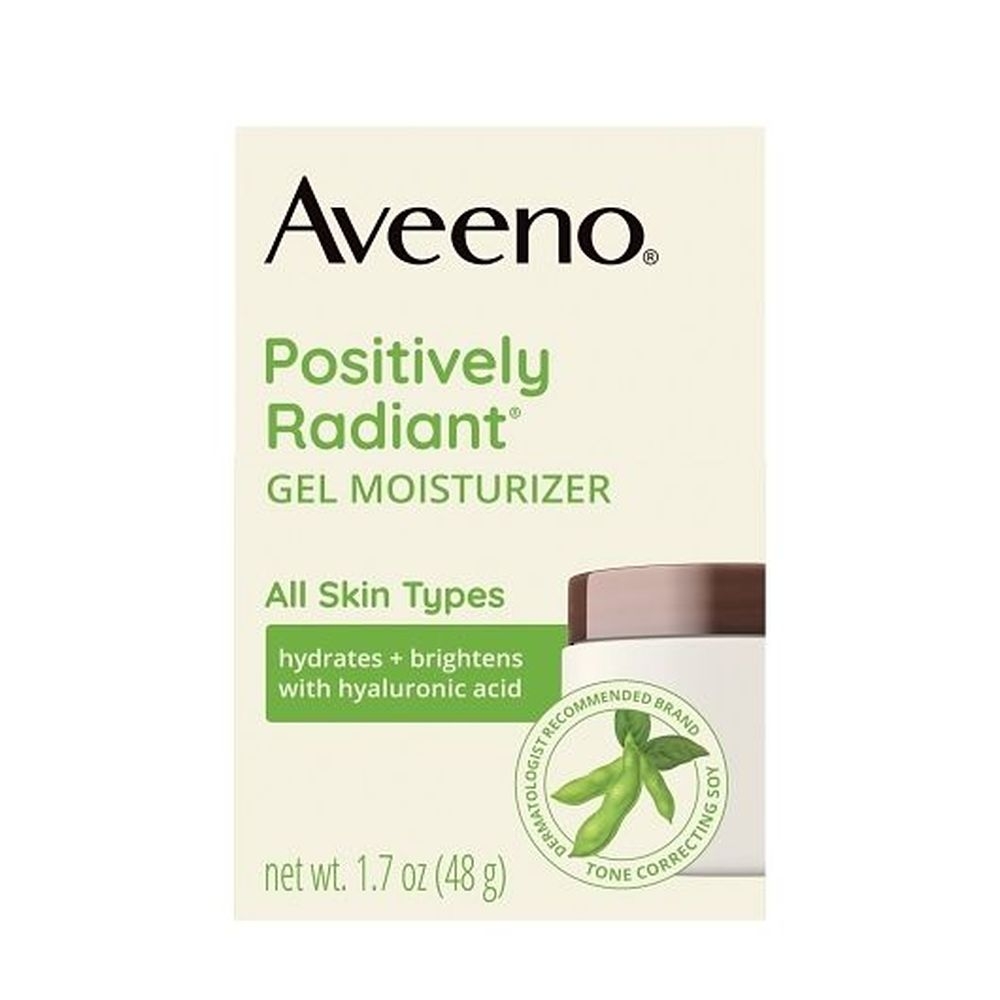 Aveeno Positively Radiant Daily Gel Facial Moisturizer, 1.7 Ounce -- 12 per case