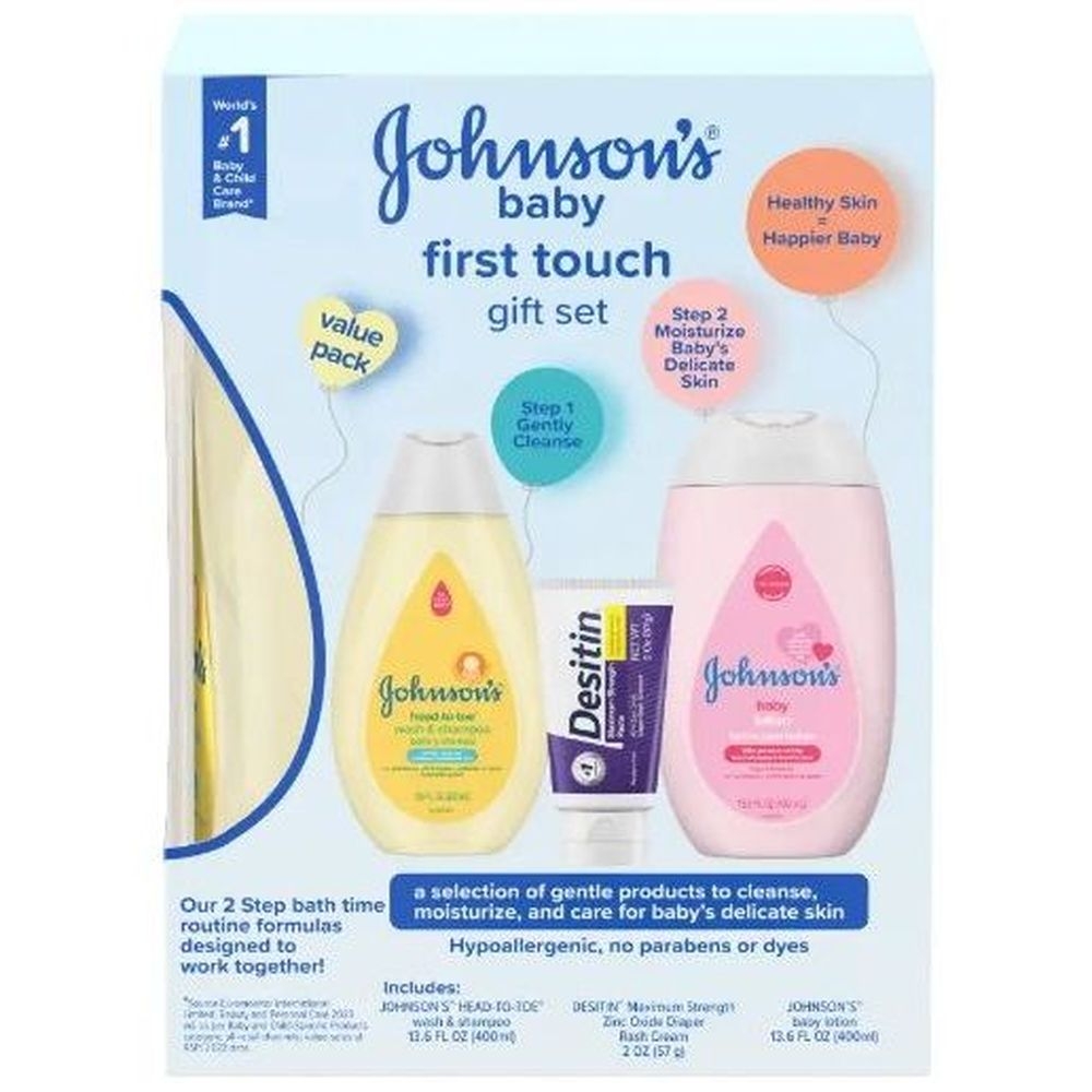 Johnsons Baby First Touch Baby Gift Set -- 2 per case