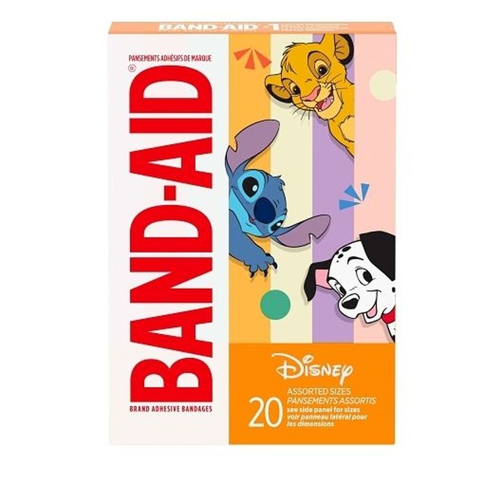 Band-Aid Assorted Size Disney Classics Adhesive Bandages, 20 count -- 24 per case