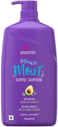 Aussie Avocado and Jojoba Miracle Moist Shampoo, 26.2 Fluid Ounce -- 4 per case