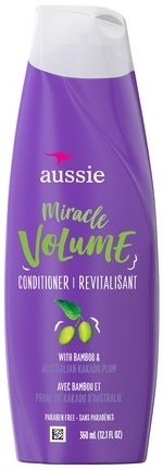Aussie Plum and Bamboo Miracle Volume Conditioner, 12.1 Fluid Ounce -- 6 per case