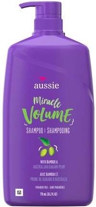Aussie Plum and Bamboo Miracle Volume Shampoo, 26.2 Fluid Ounce -- 4 per case