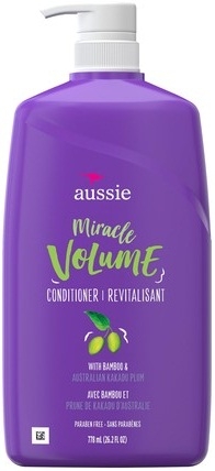 Aussie Plum and Bamboo Miracle Volume Conditioner, 26.2 Fluid Ounce -- 4 per case