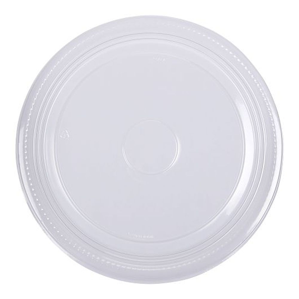 Caterline 12 inch Clear Thermo Round Tray, 50 count