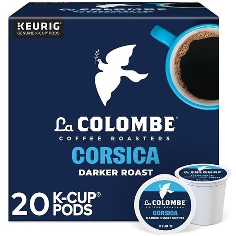 La Colombe Corsica Dark Roast K Cup Coffee Pod, 20 count - 4 per case