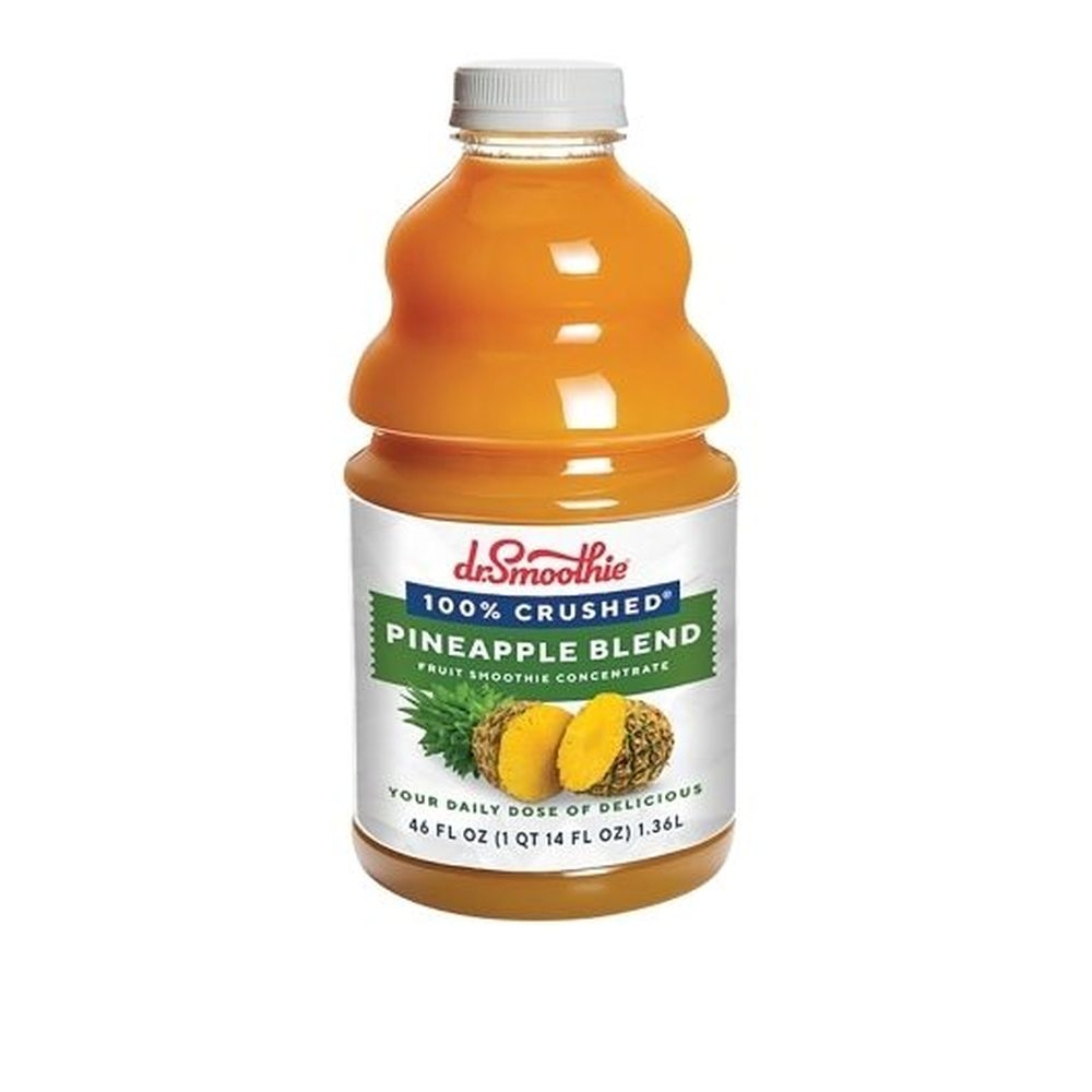 Dr. Smoothie 100 Percent Crushed Pineapple Blend, 46 Fluid Ounce -- 6 per case