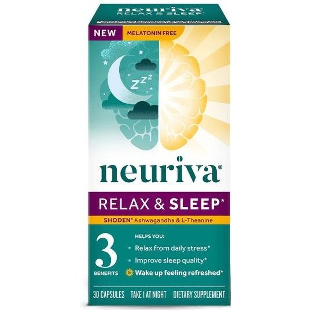 Schiff Neuriva Relax and Sleep Capsules, 30 count -- 12 per case