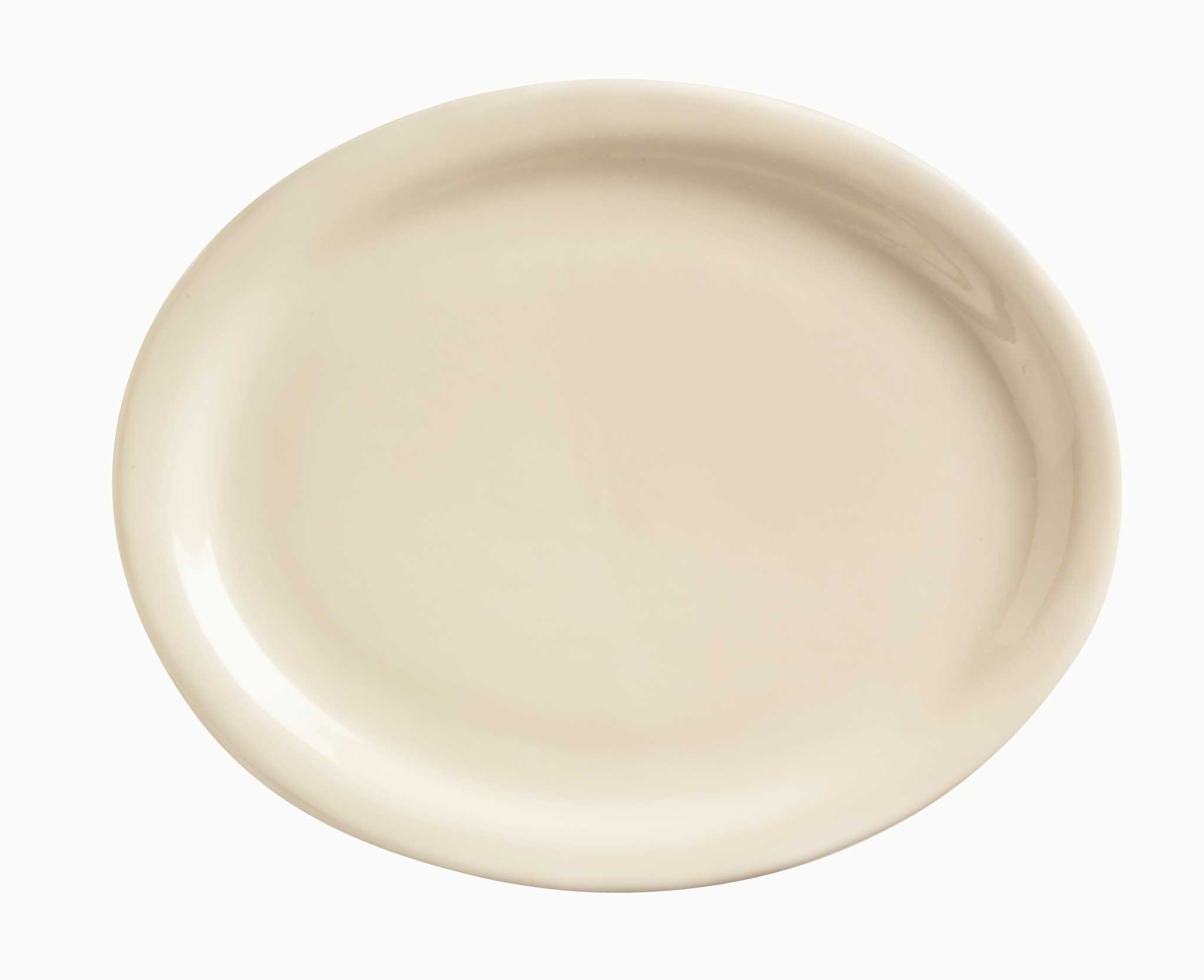World Tableware Kingsmen White Ultima Platter, 13 1/4 inch -- 12 per case