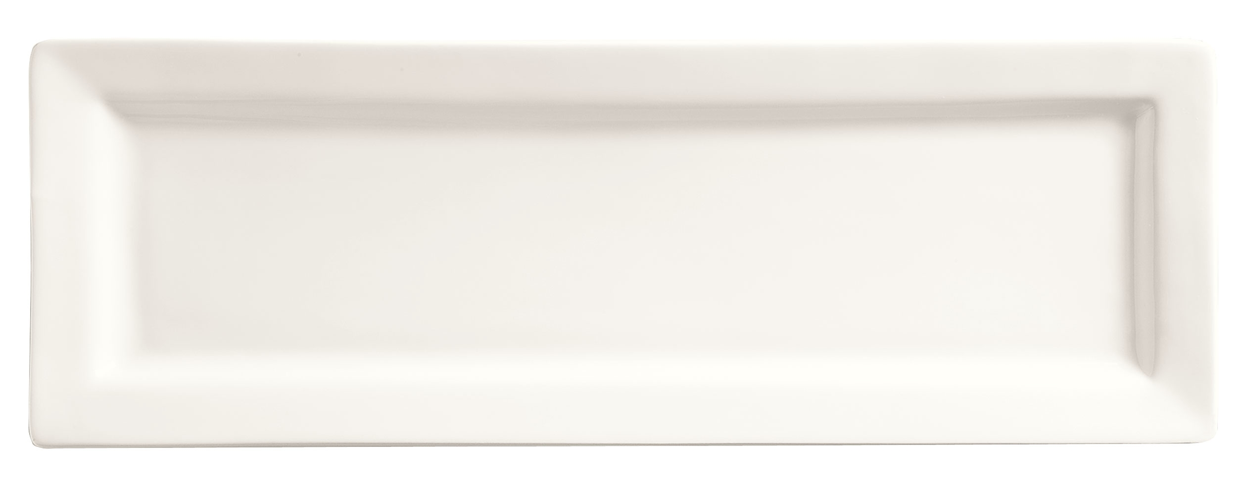 World Tableware Slate Porcelana Rectangular Plate, 16 x 5 1/2 inch -- 12 per case