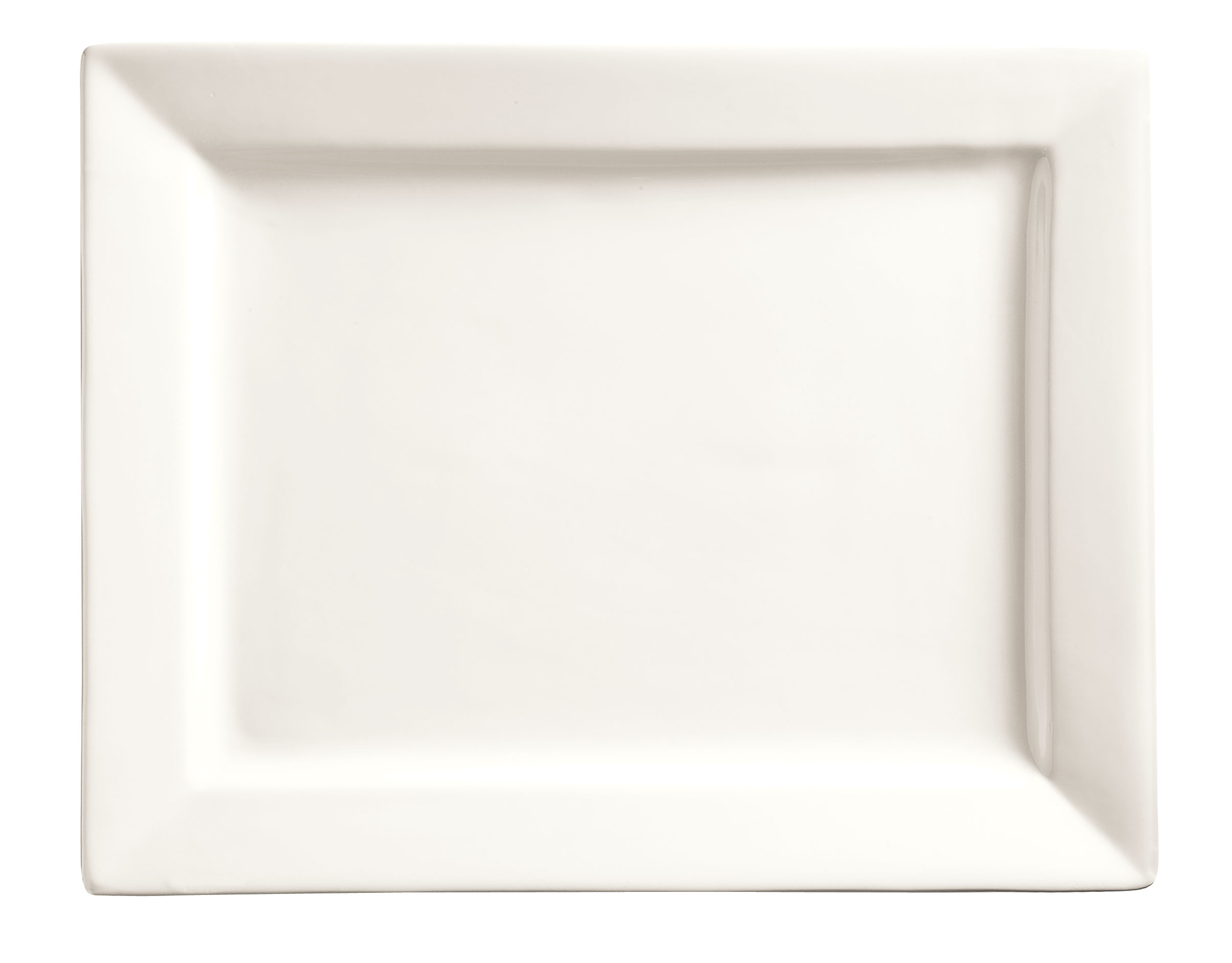 World Tableware Slate Porcelana Rectangular Platter, 14 x 11 inch -- 6 per case.