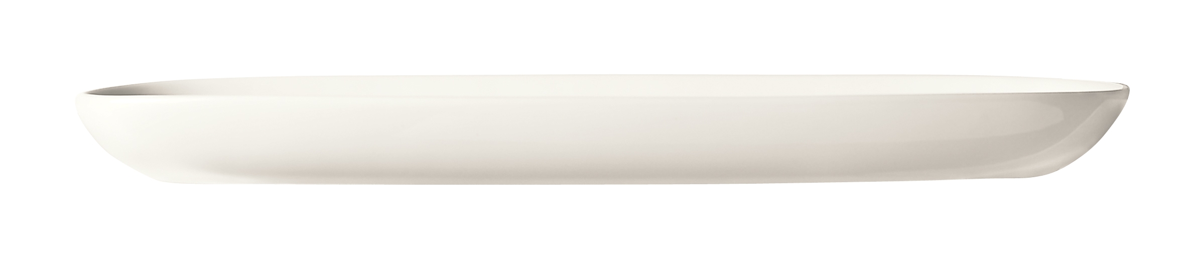 World Tableware Basic Collection Porcelain Ultra Bright White Coupe Tray, 14 inch -- 12 per case.