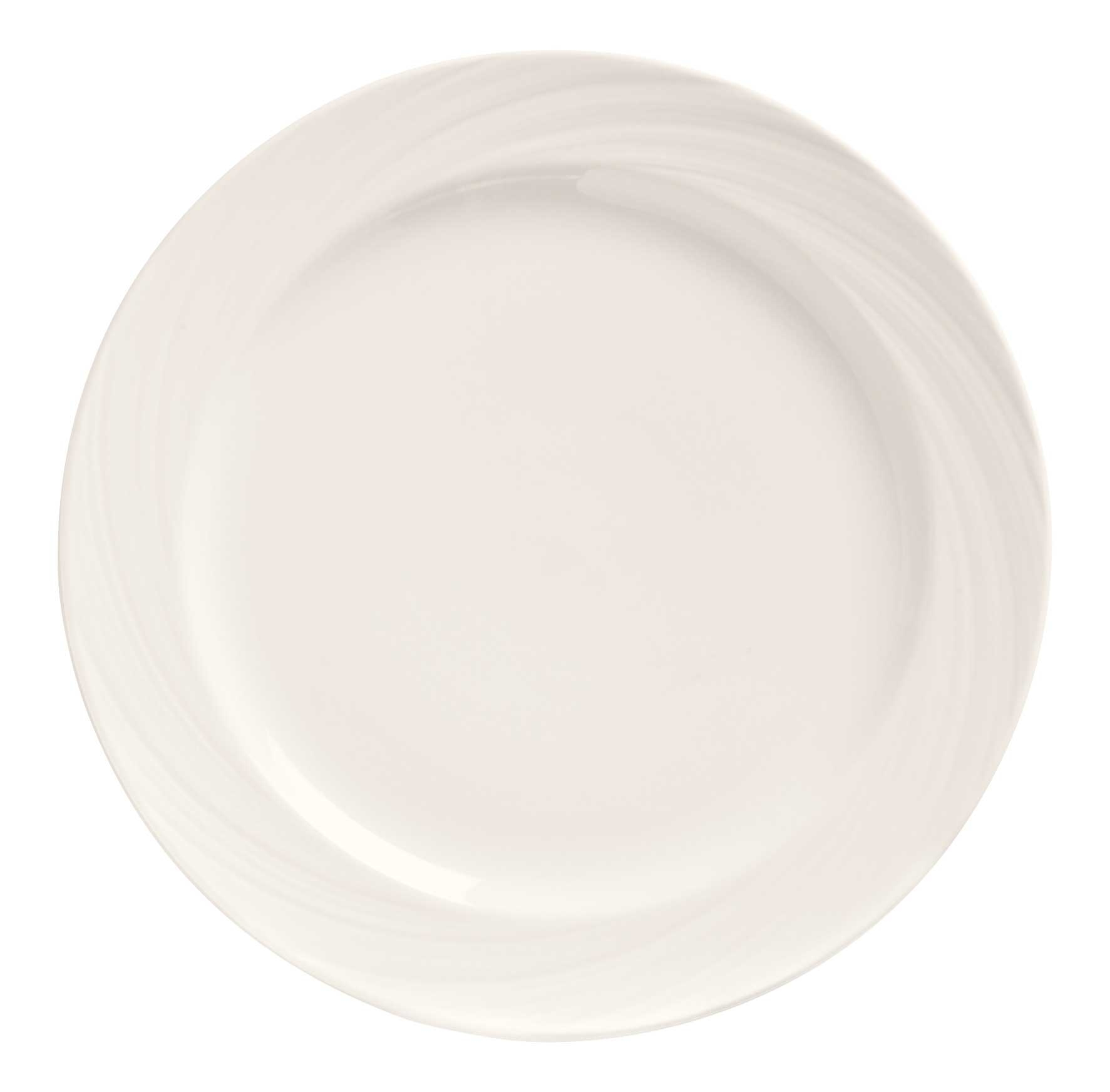 World Tableware Inc Basics Orbis Bright White Plate, 6 1/4 inch -- 36 per case.