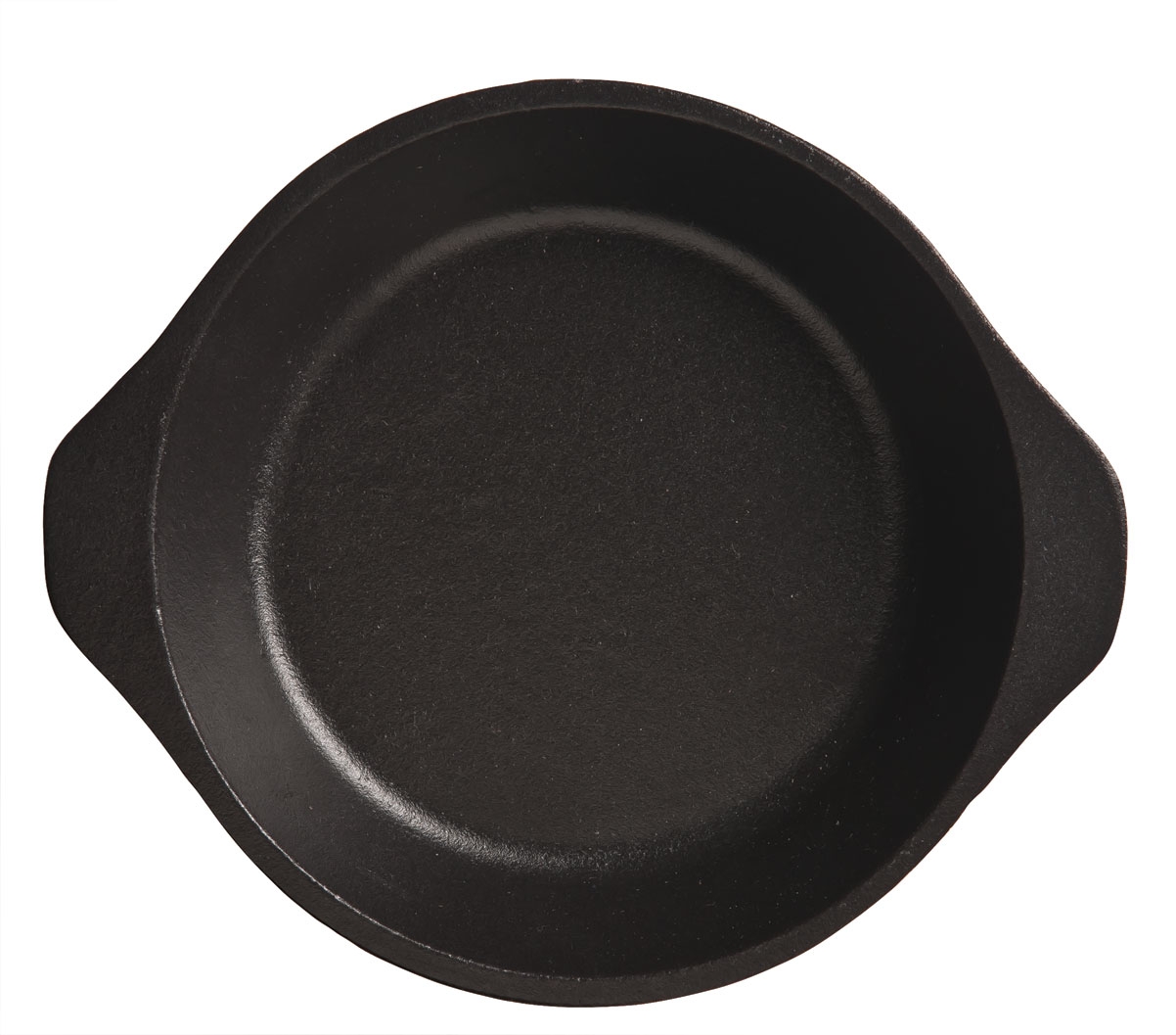 World Tableware Inc Cast Iron Pie Plate with Handles, 7 1/2x6 1/2 inch -- 6 per case.