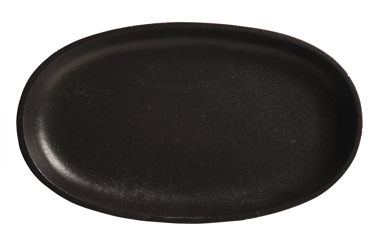 World Tableware Oval Cast Iron Tray, 9.5 x 5.5 inch -- 12 per case.
