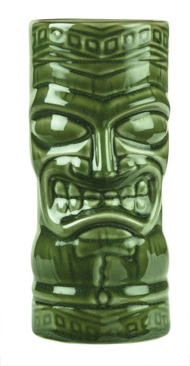 World Tableware Inc Tiki Tumbler - Green, 20 Ounce -- 12 per case.
