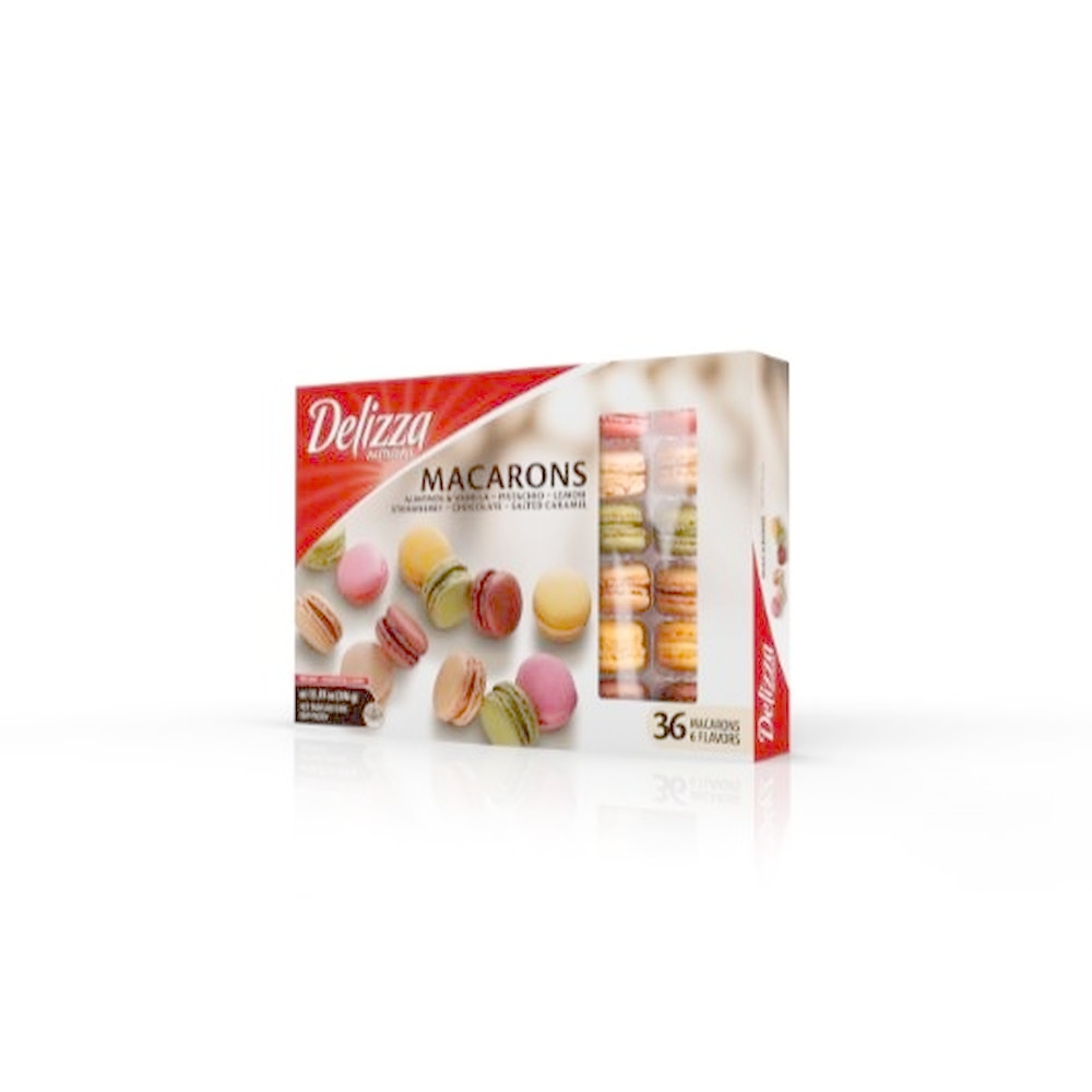 Delizza Assortment Macarons, 13.97 Ounce -- 9 per case